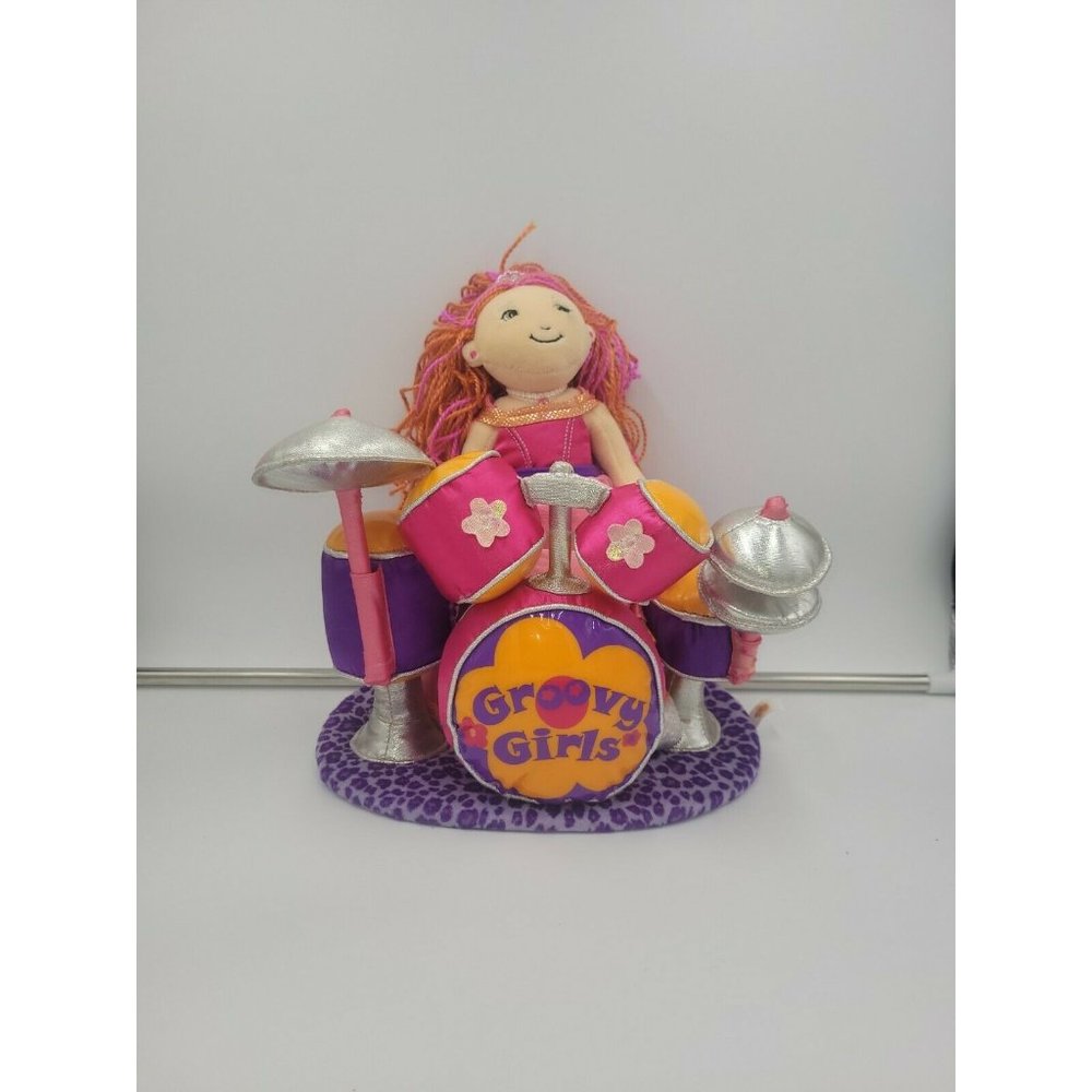 Grovey Girls Drum Set And Doll